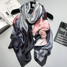 Load image into Gallery viewer, 2019 luxury brand women scarf summer silk scarves shawls lady wraps soft pashimina female Echarpe Designer beach stole bandana