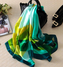 Load image into Gallery viewer, 2019 luxury brand women scarf summer silk scarves shawls lady wraps soft pashimina female Echarpe Designer beach stole bandana