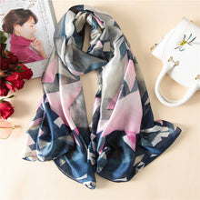 Load image into Gallery viewer, 2019 luxury brand women scarf summer silk scarves shawls lady wraps soft pashimina female Echarpe Designer beach stole bandana