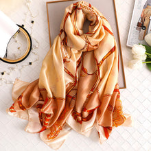 Load image into Gallery viewer, 2019 luxury brand women scarf summer silk scarves shawls lady wraps soft pashimina female Echarpe Designer beach stole bandana