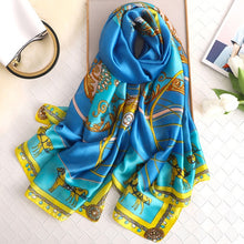 Load image into Gallery viewer, 2019 luxury brand women scarf summer silk scarves shawls lady wraps soft pashimina female Echarpe Designer beach stole bandana