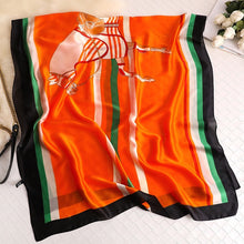 Load image into Gallery viewer, 2019 luxury brand women scarf summer silk scarves shawls lady wraps soft pashimina female Echarpe Designer beach stole bandana