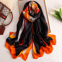 Load image into Gallery viewer, 2019 luxury brand women scarf summer silk scarves shawls lady wraps soft pashimina female Echarpe Designer beach stole bandana