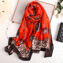 Load image into Gallery viewer, 2019 luxury brand women scarf summer silk scarves shawls lady wraps soft pashimina female Echarpe Designer beach stole bandana