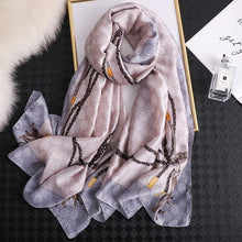 Load image into Gallery viewer, 2019 luxury brand women scarf summer silk scarves shawls lady wraps soft pashimina female Echarpe Designer beach stole bandana