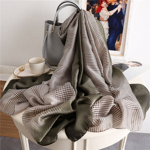 2019 luxury brand women scarf summer silk scarves shawls lady wraps soft pashimina female Echarpe Designer beach stole bandana