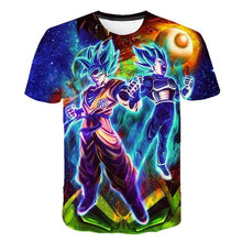 Load image into Gallery viewer, 2019 New Arrival Cool Goku Dragon Ball Z 3d T Shirt Summer Fashionable Short Sleeve Tee Tops Men  Anime DBZ Harajuku T-Shirts