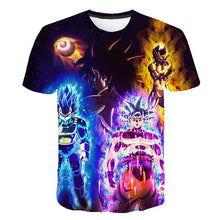 Load image into Gallery viewer, 2019 New Arrival Cool Goku Dragon Ball Z 3d T Shirt Summer Fashionable Short Sleeve Tee Tops Men  Anime DBZ Harajuku T-Shirts