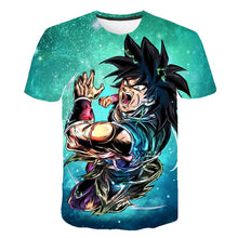 Load image into Gallery viewer, 2019 New Arrival Cool Goku Dragon Ball Z 3d T Shirt Summer Fashionable Short Sleeve Tee Tops Men  Anime DBZ Harajuku T-Shirts