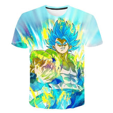 Load image into Gallery viewer, 2019 New Arrival Cool Goku Dragon Ball Z 3d T Shirt Summer Fashionable Short Sleeve Tee Tops Men  Anime DBZ Harajuku T-Shirts