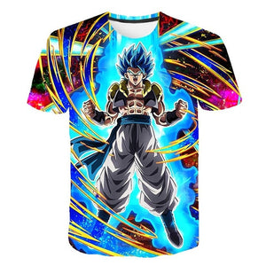 2019 New Arrival Cool Goku Dragon Ball Z 3d T Shirt Summer Fashionable Short Sleeve Tee Tops Men  Anime DBZ Harajuku T-Shirts