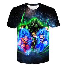 Load image into Gallery viewer, 2019 New Arrival Cool Goku Dragon Ball Z 3d T Shirt Summer Fashionable Short Sleeve Tee Tops Men  Anime DBZ Harajuku T-Shirts