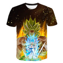 Load image into Gallery viewer, 2019 New Arrival Cool Goku Dragon Ball Z 3d T Shirt Summer Fashionable Short Sleeve Tee Tops Men  Anime DBZ Harajuku T-Shirts