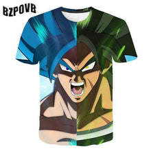 Load image into Gallery viewer, 2019 New Arrival Cool Goku Dragon Ball Z 3d T Shirt Summer Fashionable Short Sleeve Tee Tops Men  Anime DBZ Harajuku T-Shirts