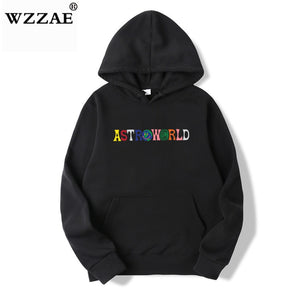 TRAVIS SCOTT ASTROWORLD WISH YOU WERE HERE HOODIES fashion letter ASTROWORLD HOODIE streetwear Man woman Pullover Sweatshirt