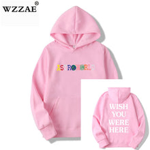 Load image into Gallery viewer, TRAVIS SCOTT ASTROWORLD WISH YOU WERE HERE HOODIES fashion letter ASTROWORLD HOODIE streetwear Man woman Pullover Sweatshirt