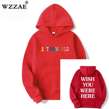 Load image into Gallery viewer, TRAVIS SCOTT ASTROWORLD WISH YOU WERE HERE HOODIES fashion letter ASTROWORLD HOODIE streetwear Man woman Pullover Sweatshirt