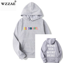 Load image into Gallery viewer, TRAVIS SCOTT ASTROWORLD WISH YOU WERE HERE HOODIES fashion letter ASTROWORLD HOODIE streetwear Man woman Pullover Sweatshirt