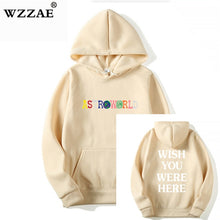 Load image into Gallery viewer, TRAVIS SCOTT ASTROWORLD WISH YOU WERE HERE HOODIES fashion letter ASTROWORLD HOODIE streetwear Man woman Pullover Sweatshirt