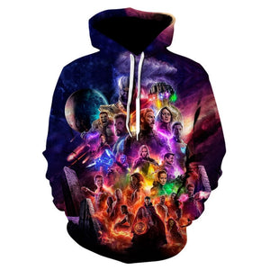 The Avengers 4 Endgame Quantum Realm Cosplay Costume Hoodies Men Hooded Avengers Zipper End Game Sweatshirt Jacket