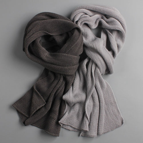 Winter Warm Scarf knitted Thick Warm winter scarves male cashmere warm men scarves