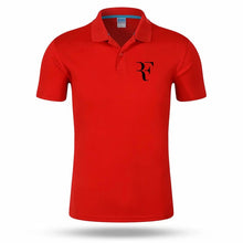 Load image into Gallery viewer, Roger Federe LOGO Print POLO Summer Casual Quick Dry Cotton Short Sleeve Slim Breathable Sports Short Sleeve Top #54