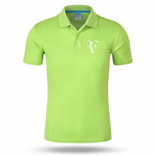 Load image into Gallery viewer, Roger Federe LOGO Print POLO Summer Casual Quick Dry Cotton Short Sleeve Slim Breathable Sports Short Sleeve Top #54