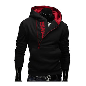 Hoodies Men 2019 Autumn Fashion Tracksuit Sweatshirt Men's Winter Warm Collar Cap Long Sleeves Pullover Hoody Sports Sweatshirts