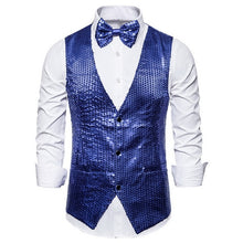 Load image into Gallery viewer, MoneRffi 2019 Arrival Dress Vest Men Slim Fit Men Suit Vest Male Waistcoat Gilet Homme Casual Sleeveless Formal Business Jacket