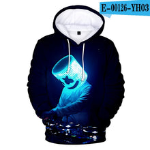 Load image into Gallery viewer, New Style Cotton Candy Band Baida DJ Marshmello 3D Digital Printing Hooded Sweater