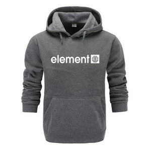 New 2018 Autumn Winter Brand Mens Hoodies Sweatshirts Men High Quality ELEMENT Letter Printing Long Sleeve Fashion Mens Hoodies