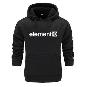 New 2018 Autumn Winter Brand Mens Hoodies Sweatshirts Men High Quality ELEMENT Letter Printing Long Sleeve Fashion Mens Hoodies