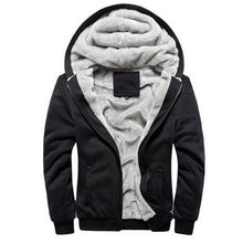 Load image into Gallery viewer, Winter Inner Fleece Hoodies Men 2018 Casual Hooded Warm Sweatshirts Male Thicken Tracksuit 2PC Jacket+Pant Men Moleton Masculino