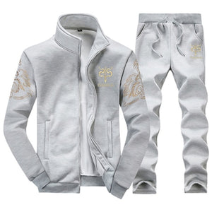 Hoodie Sweatshirt Men/Women 2019 Coat Fleece Hoodies Sweatshirts+Sweatpants Suit Autumn Winter Warm Logo Printed Hooded Pullover