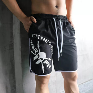 New style 2019 summer High Quality shorts men running Bodybuilding Muscular giants shorts goldsgym skull shorts