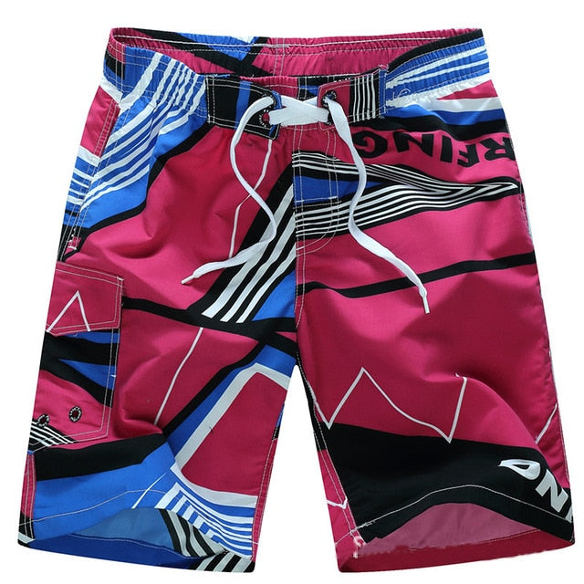 Summer Style 2019 Men Shorts Beach Short Breathable Quick Dry Loose Casual Hawaii Printing Shorts Man Plus Size 6XL