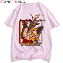 Load image into Gallery viewer, Satan T Shirt Men/women Lucifer Demon Death Scary Evil Satanism Grim Reaper Baphomet T-shirt Satanist Tshirt Male/female Top Tee