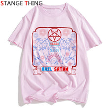 Load image into Gallery viewer, Satan T Shirt Men/women Lucifer Demon Death Scary Evil Satanism Grim Reaper Baphomet T-shirt Satanist Tshirt Male/female Top Tee